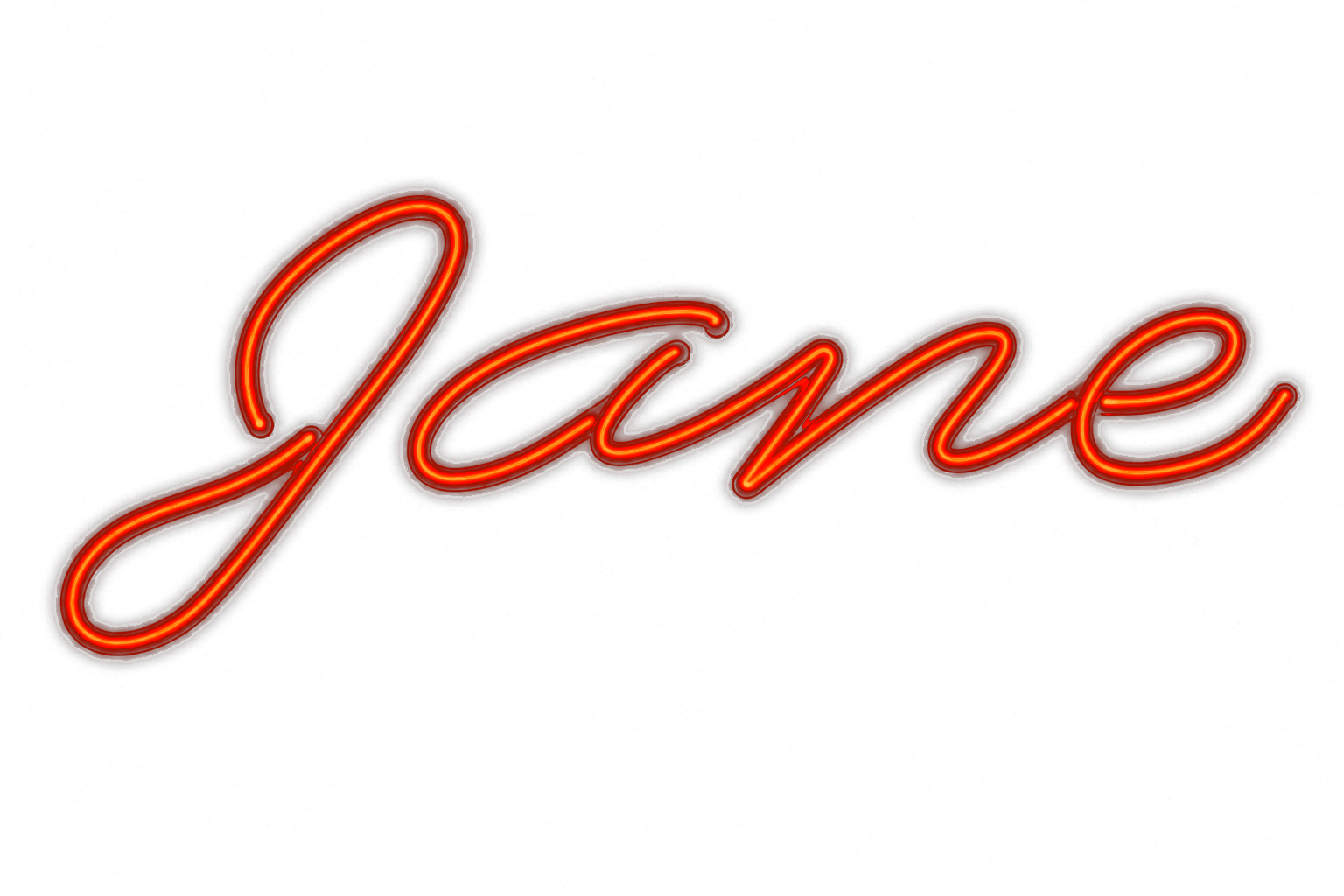 Jane neon sign logo